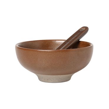 Ferm Living Petite Salt Bowl & Spoon Set - Spoon in Bowl