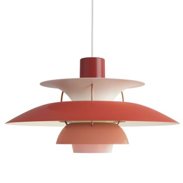 Louis Poulsen PH5 Pendant Light - Hues of Red