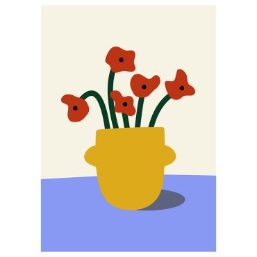 Utility Art Poppies A3 Print