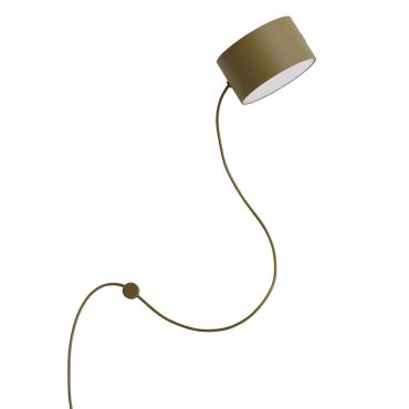 Muuto Post Wall Lamp Brown Green 