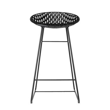 Kartell Smatrik Stool Black Black
