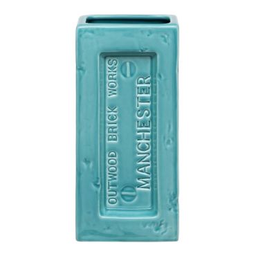 StolenForm Manchester Brick Vase - Turquoise