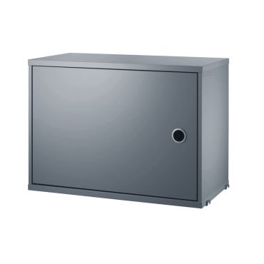 String Swing Door Cabinet, 30cm - Grey 