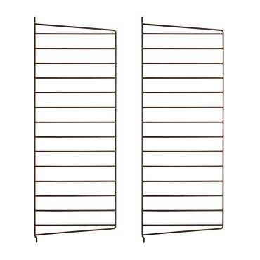 String Wall Panel, 75x30cm, 2 Pack, Brown