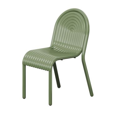 Groove Dining Chair in Moss