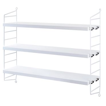 String Pocket Shelving - White