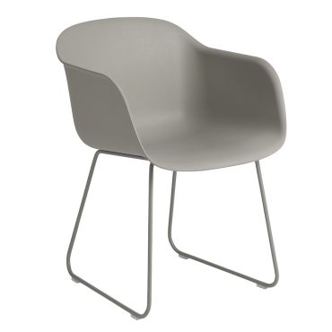 Muuto Fiber Sled Chair Grey
