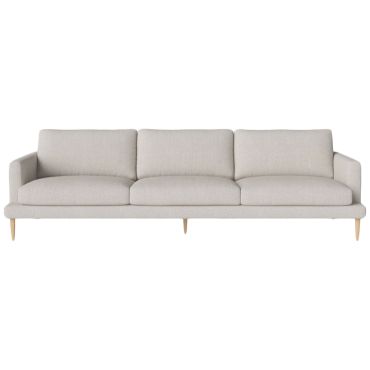 Bolia Veneda 4 seater Sofa Memory grey white with white oak legs
