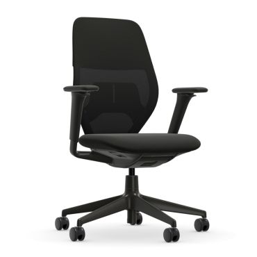 Vitra ACX Mesh Office Chair nero / deep black base 