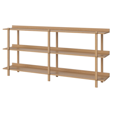 Bolia Kari Shelving Low - Double oiled oak 