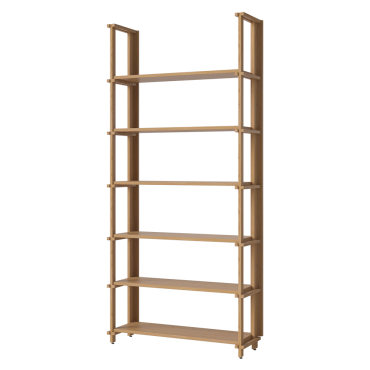 Bolia Friedman Combination 1x6 - 6 Narrow Shelves oiled oak 