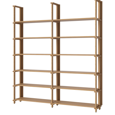 Bolia Friedman Combination 2x6 - 12 Narrow Shelves oiled oak 