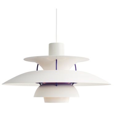 Louis Poulsen PH5 Pendant Light, Classic White