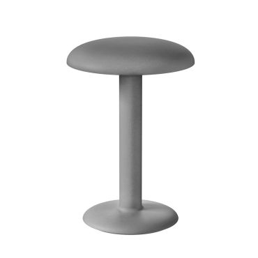 Flos Gustave Residential Portable Table Lamp Raw Aluminium