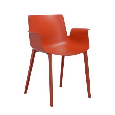 Kartell Piuma Chair, Rust Orange