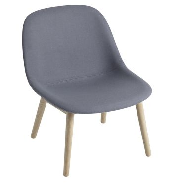 Muuto Fiber Lounge Chair With Wood Base