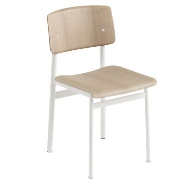 Muuto Loft Chair Oak and White Frame