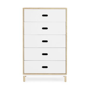 Normann Copenhagen Kabino 5 Drawer Dresser White 