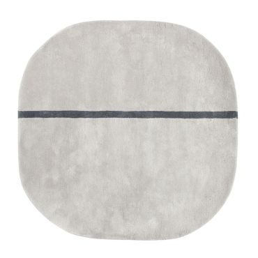 Normann Copenhagen Oona Rug, Grey 140cm x 140cm