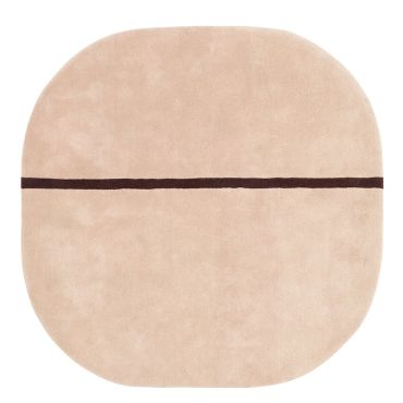 Normann Copenhagen Oona Rug, Rose 140x140cm
