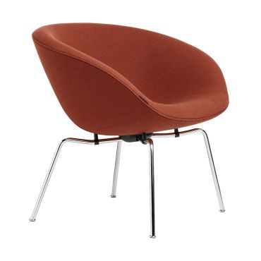 Fritz Hansen Pot Chair, Fritz Hansen Orange