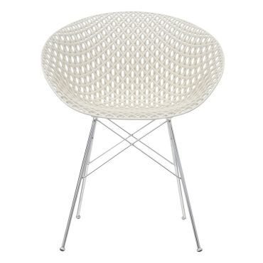 Kartell Matrix Chair White Chrome