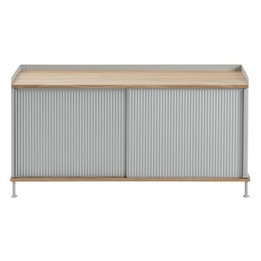 Muuto Enfold Low Sideboard, Grey Oak