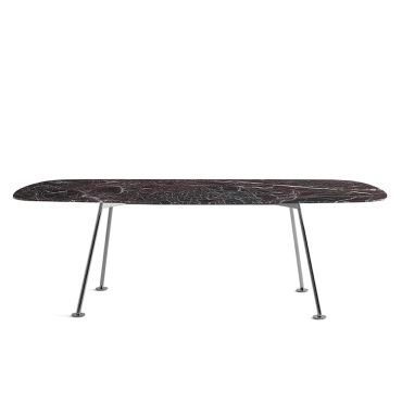 Knoll Grasshopper Rectangular Marble Table