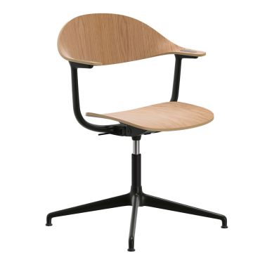 Vitra Plywood Mynt Chair, Deep Black