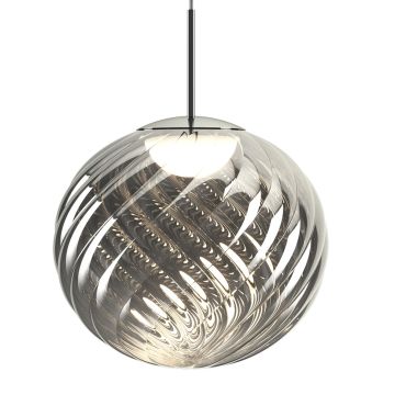 Tom Dixon Whirl Pendant Light 45cm, Lit