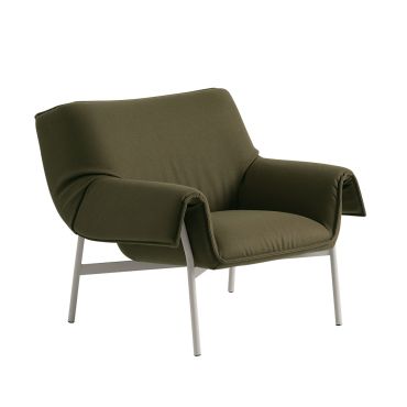Muuto Wrap Lounge Chair Grey/Divina 984