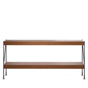 Audo Copenhagen Zet Storage System - H70 Two Tier, Dark Stained Oak
