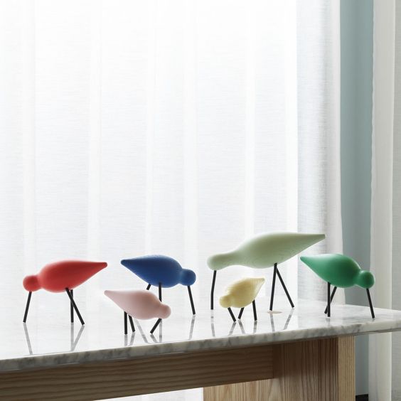 Normann Copenhagen Shorebird - Small, Rose/Black