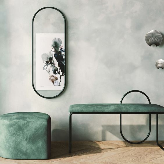 AYTM Angui Mirror - Small Anthracite