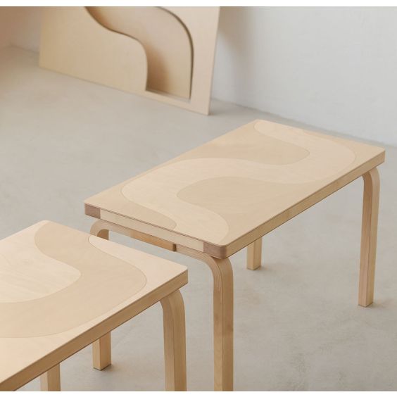 Artek + Marimekko Bench / Coffee Table 153B - Seirenni Ex Display