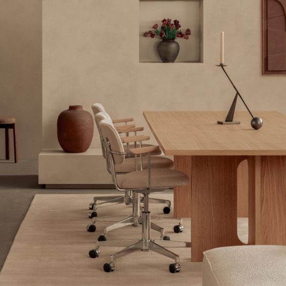 Audo Copenhagen Co Task Chair with Arms - Upholstered