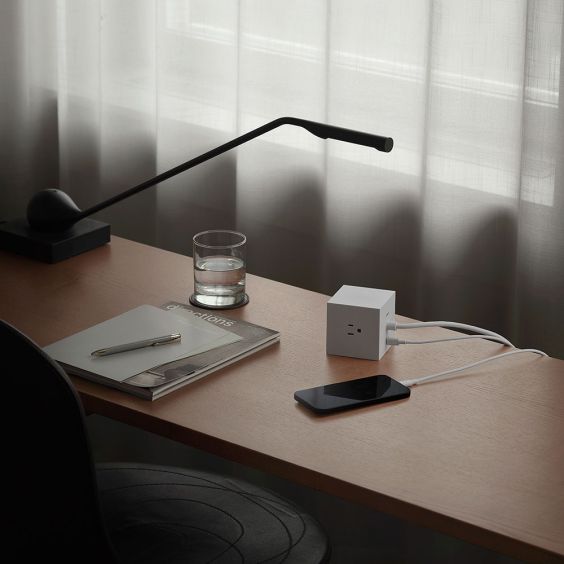 AVOLT Square 1 UK Power Extension Lead - Gotland Grey