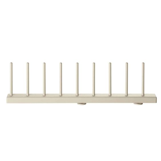 String Plate Rack 30cm, Beige - 2 Pack