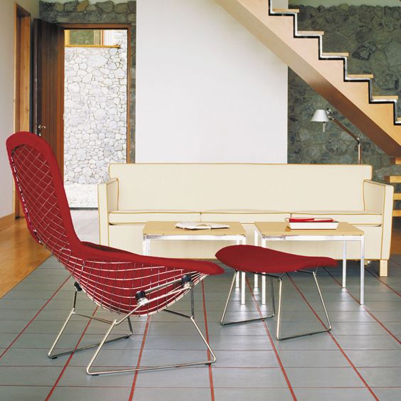 Knoll Bertoia Bird Ottoman 