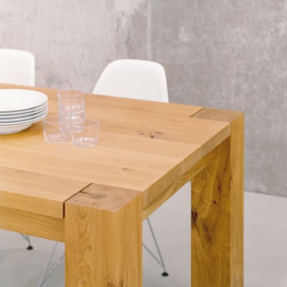 E15 Bigfoot Dining Table, Oiled Oak -  Ex Display
