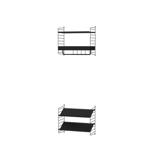 String Shelving Hallway Bundle E