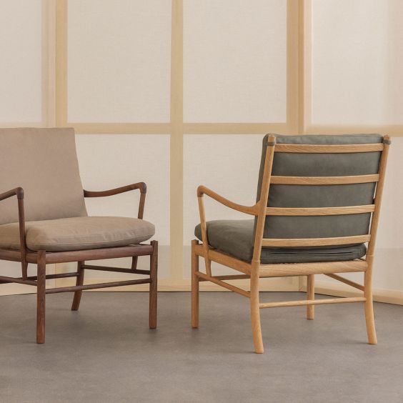 Carl Hansen OW149 Colonial Chair - Terra Leather