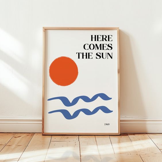 Fan Club Here Comes the Sun A3 Print 