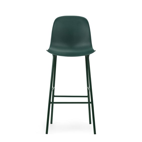 Normann Copenhagen Form Bar Chair - Steel Base