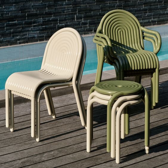 Tom Dixon Groove Outdoor Stool