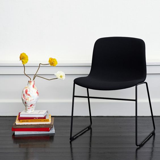 HAY About A Chair AAC09 - Sled Base, Full Upholstery