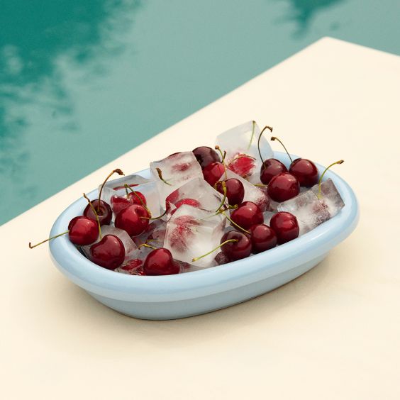 HAY Barro Oval Dish Small - Light Blue