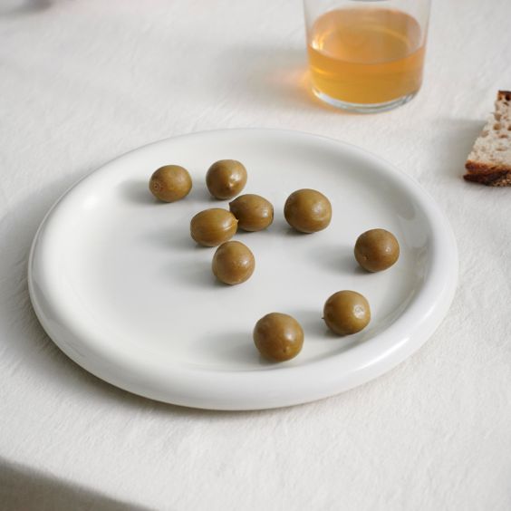 HAY Barro Plate Set of 2 - Off White 24cm