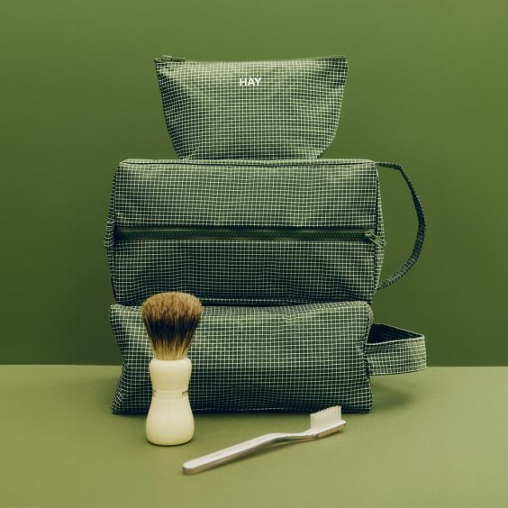 HAY Grid Wash Bag Small