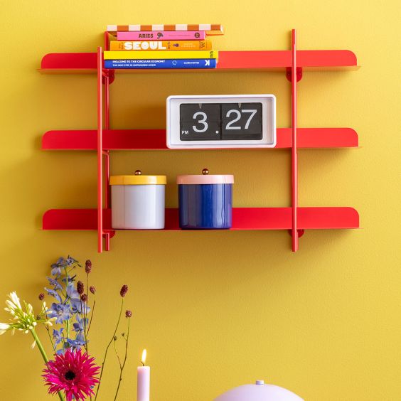 Karlsson Retro Boxed Flip Wall/Table Clock